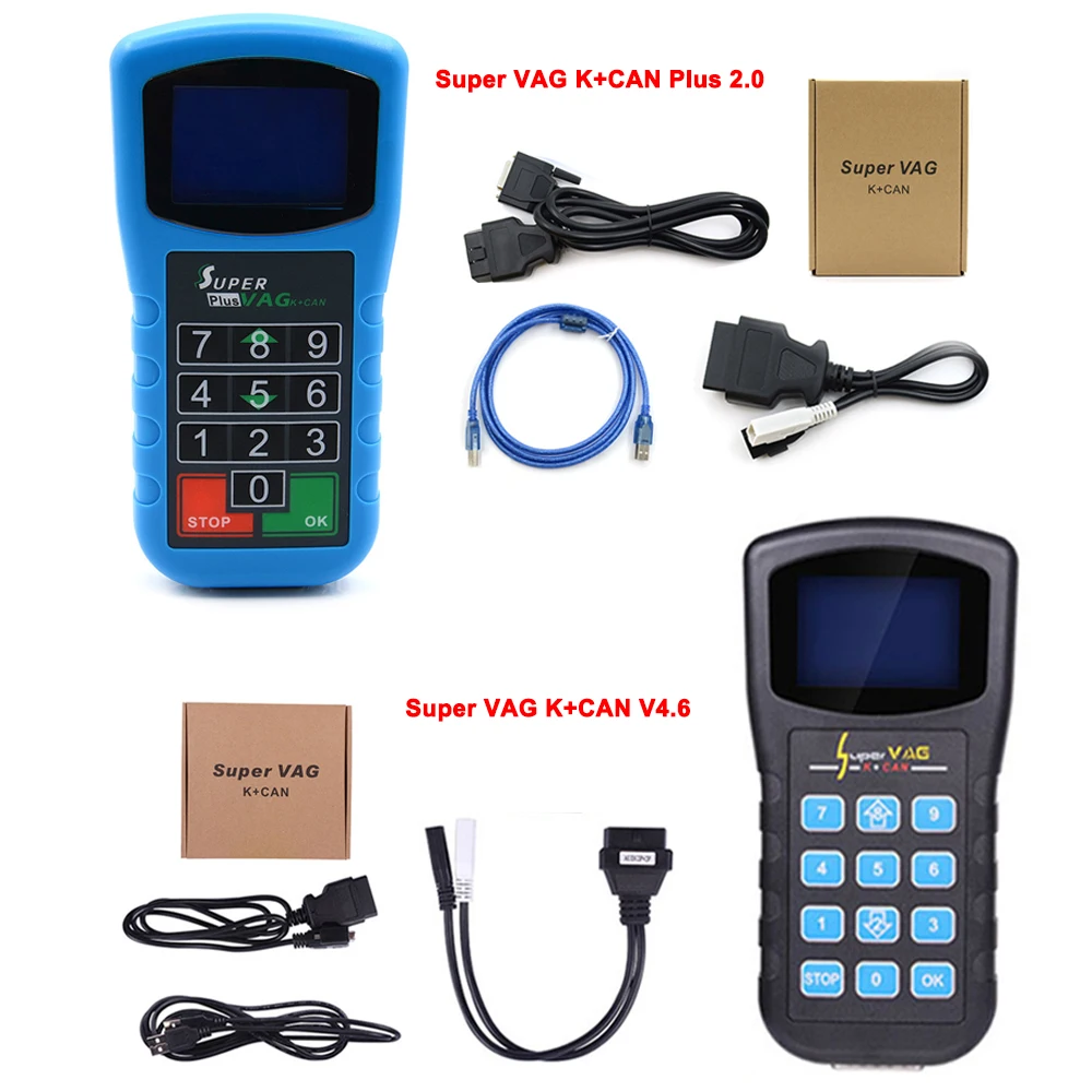 Car Diagnostic Tool Correction Pin Cod For Super Vag K Can Plus 2.0 V4.6 Key Programmer Read Security Code For Audi/Vw/ Skoda
