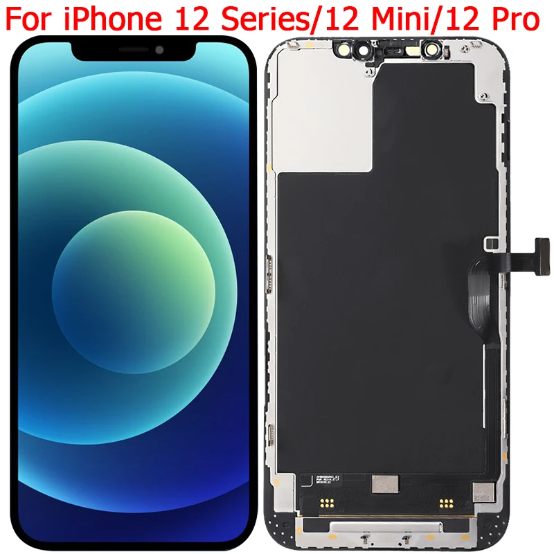 Testato Per Iphone 12 Pro Max 12 Mini Display Touch Screen Lcd Oled Originale Per Sostituzione Display Lcd Iphone 12 Pro 12