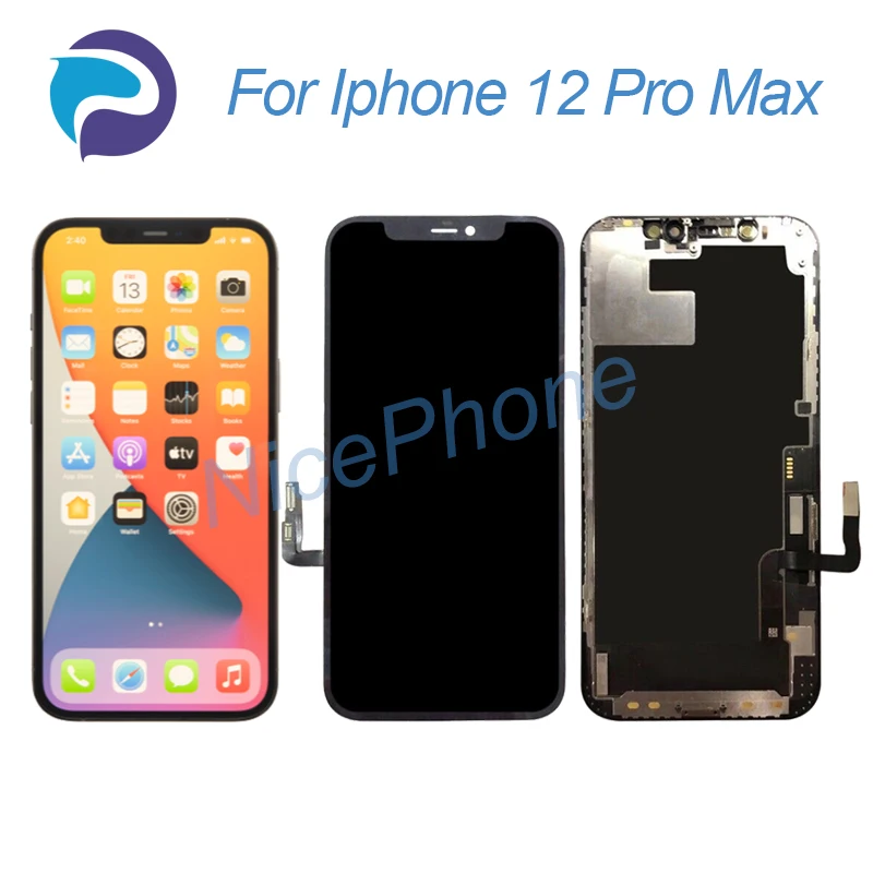 Incell Iphone 12 Pro Max Display Lcd Touch Screen Digitizer Sostituzione A2342, A2410/11/12, Iphone13,4 12 Pro Max Screen Display
