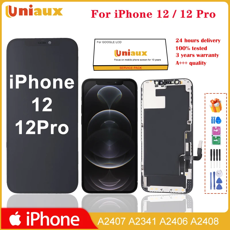 6.1 "Oled Premium Lcd Per Iphone 12 12 Pro Display Touch Screen Sostituzione Display Di Fabbrica Per Iphone 12 Pro Lcd