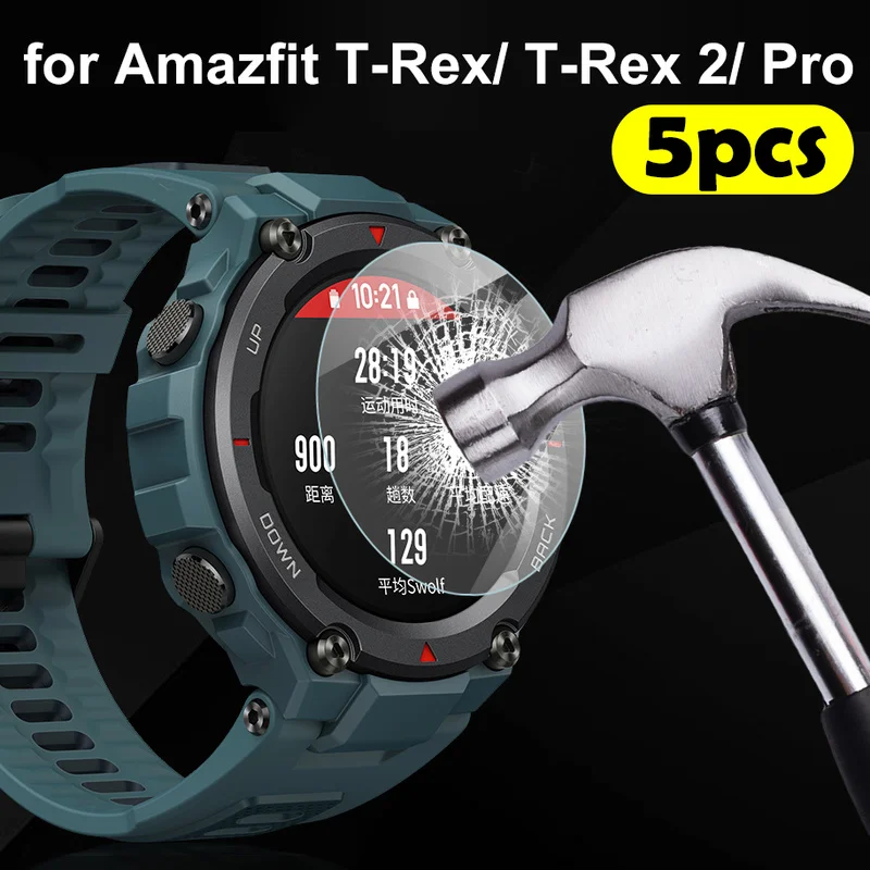 Vetro Temperato Per Huami Amazfit T-Rex2 T-Rex Pro Pellicola Protettiva Per Schermo Smart Watch Per Accessori Amazfit Pace
