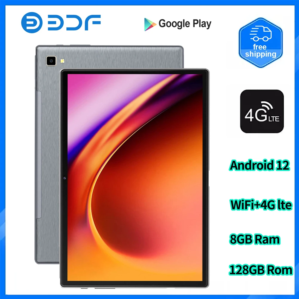 Tablet Da 10.1 Pollici Android 12 8Gb + 128Gb 4G Telefonata Smart Pc Tablet Android Android, Tablet, Tablet Android, Penna Touch