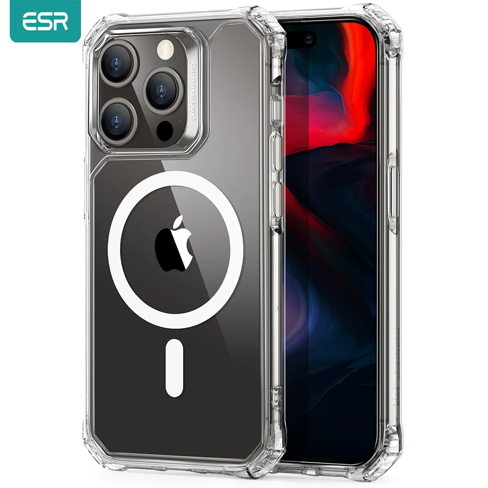 Esr Per Iphone 15 Pro Max Magsafe Custodia Air Armor Cover Con Halolock Per Iphone 15 Pro Cover Magnetica Per Custodia Iphone 15