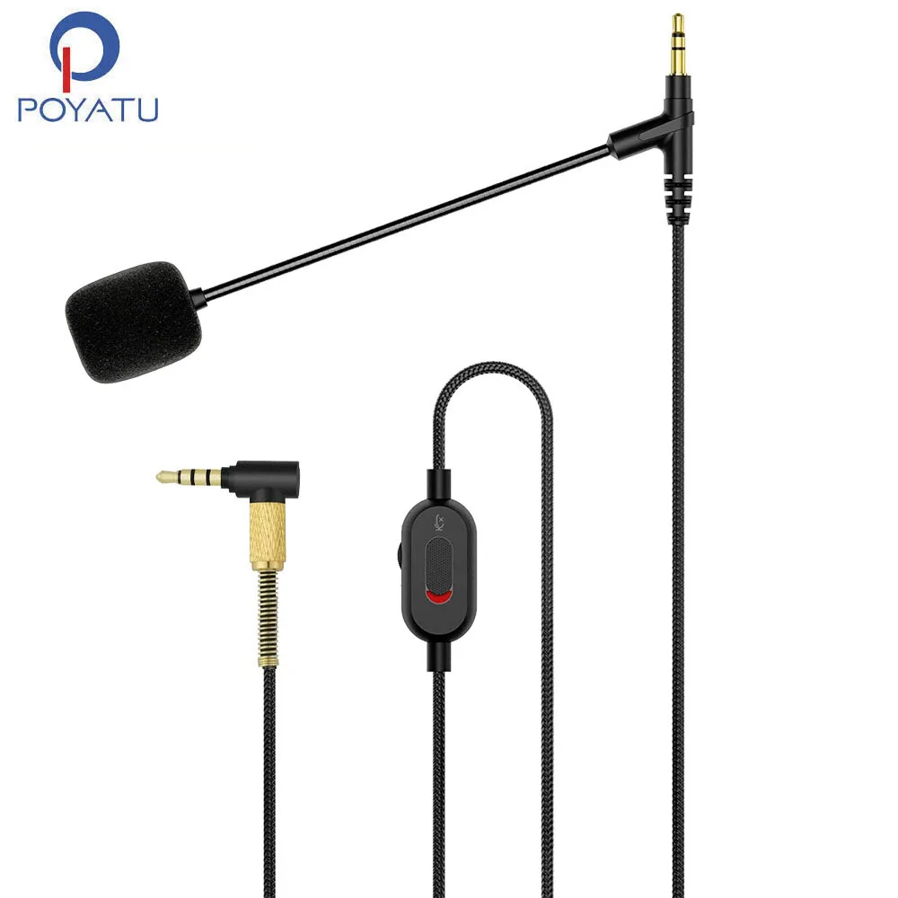 Poyatu Per Anker Soundcore Life Q20 Q10 2 Active Space Nc Vortex Audio Clearspeak Cavo Universale Con Cavi Per Microfono A Braccio
