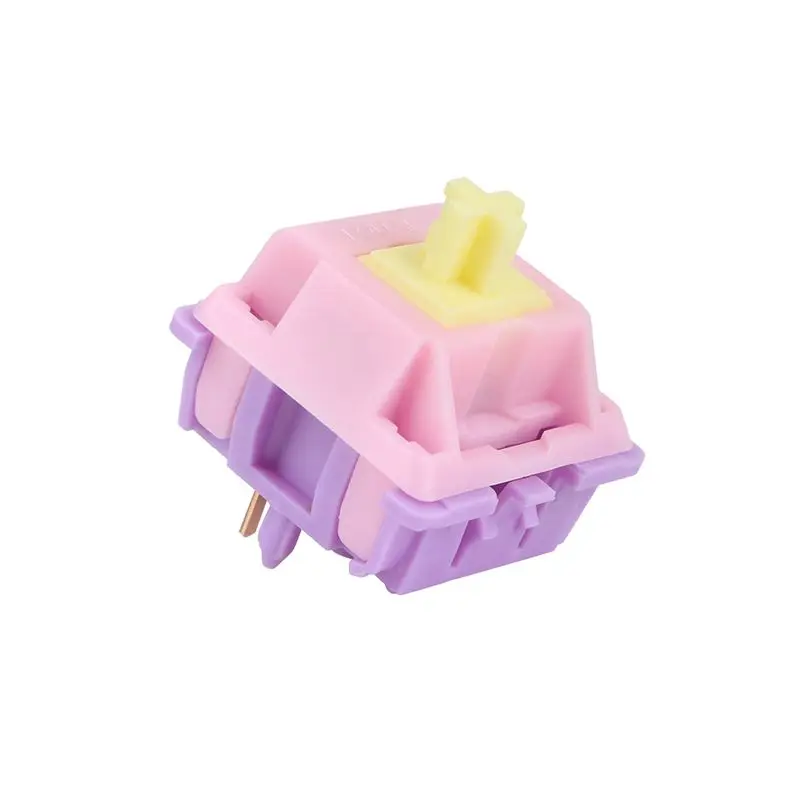 Equalz Macho Interruttore Lineare 62G 5 Pin Pom Placcato Oro Spring Banana Split Switch Factory Interruttori Meccanici A Tastiera Lubed