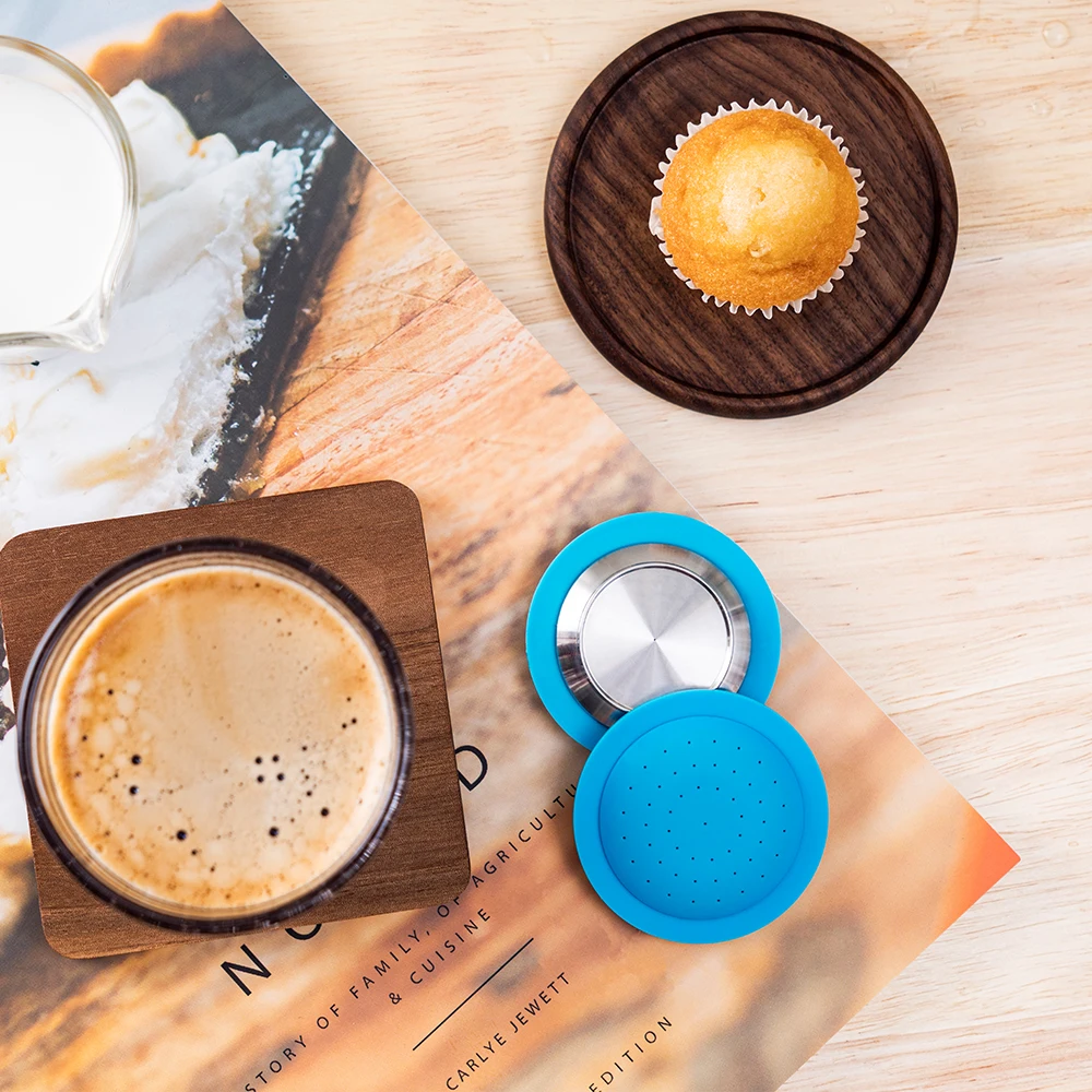 Refillable Coffee Capsules For Nespresso Zenius Spare Parts Reusable Coffee Filter Espresso Crema Pods Specialized Machine