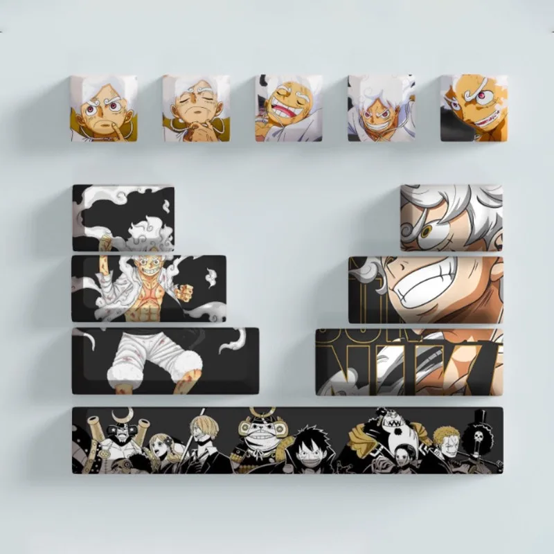 Anime One Piece Accessori Periferici Computer Keyboard Cap Rufy One Piece Nika Sun God Manga Giapponese Keycap Originale