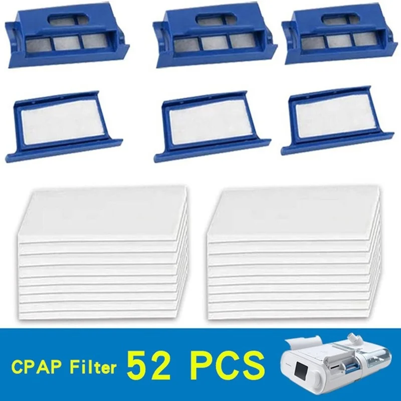 Filtri Cpap 52 Pezzi Compatibili Con La Macchina Del Ventilatore Della Stazione Dreamstation Di Philips Respironics