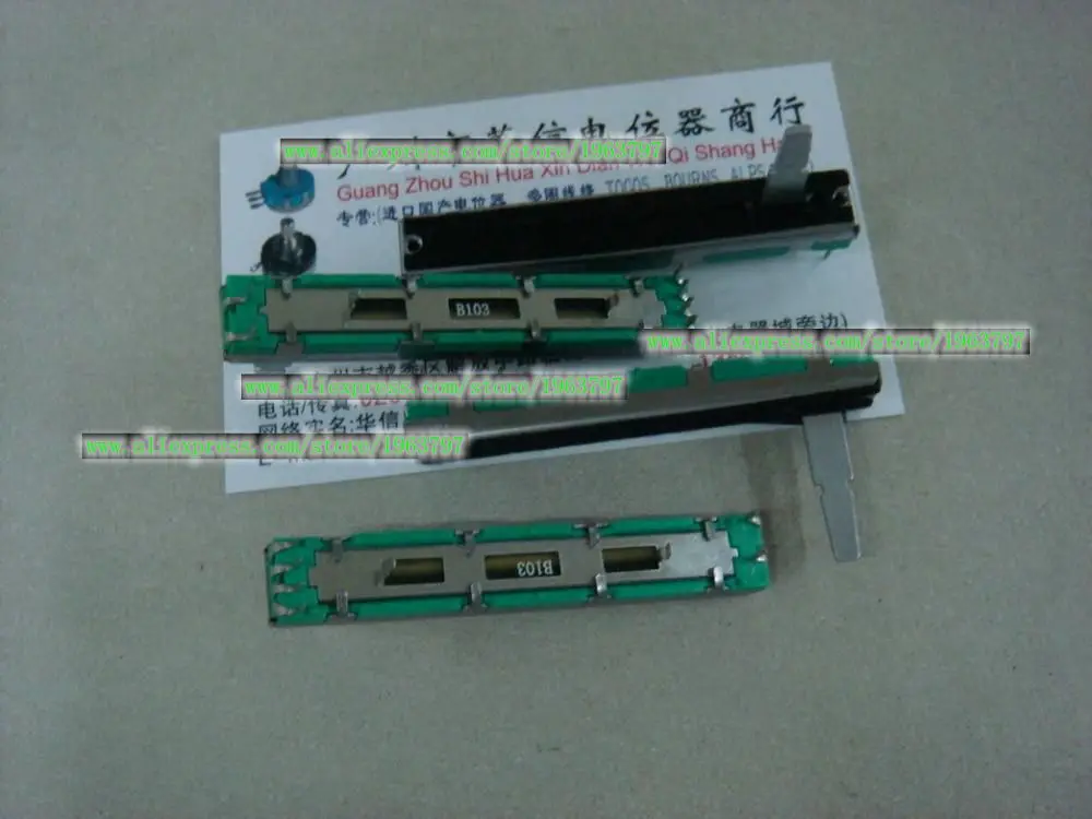 1 Pz/Lotto 6 Cm Doppio-B10K Djm 400 500 600 800 Potenziometro Volume Fader