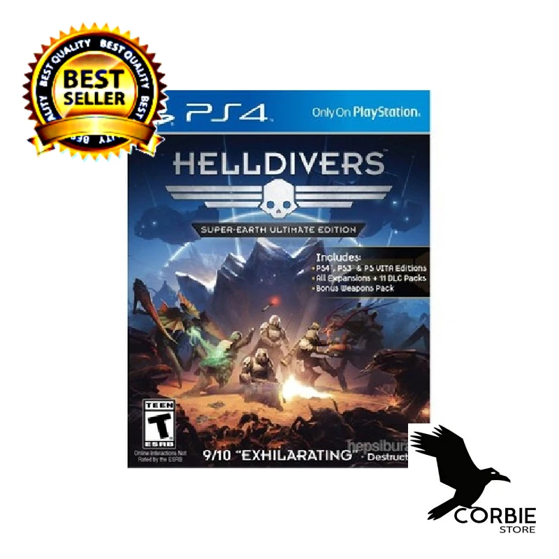 Helldivers Super-Earth Ultimate Edition Ps4 Game Original Playstatian 4 Game