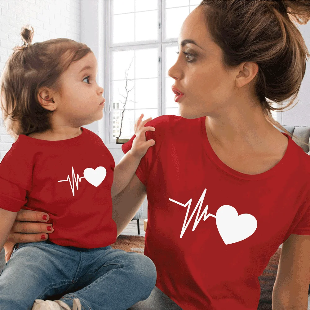 Moda Famiglia Abiti Coordinati Mamma E Mia Maglietta Madre E Donna Mamma E Mia Maglietta Stampata Vestiti Mamma E Me