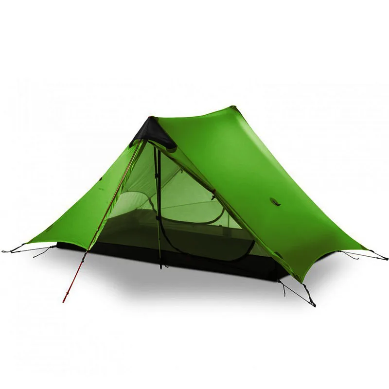 2018 Flame'S Creed Lanshan 2 Persone Outdoor Tenda Da Campeggio Ultraleggera 3 Stagioni Tenda Professionale 15D Silnylon Senza Stelo