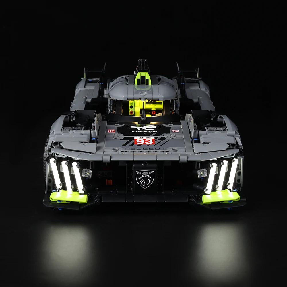 Kit Luce Led Per Peugeot 9 X8 24H Le Mans Hybrid Hypercar 42156 (Non Inclusi Building Blocks)
