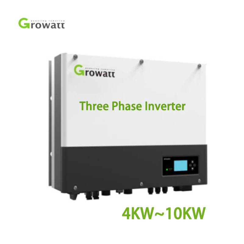 Growatt Convertitore Ibrido Trifase 10Kw Sph10000Tl3-Bh 5Kva Mercato Ue 400V Lifepo4 Hv Inverter Batteria Solare 8000 W