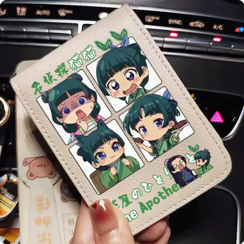 Anime The Apothecary Diaries Fashion Wallet Pu Purse Card Cash Holder Bag Cosplay Gift B797