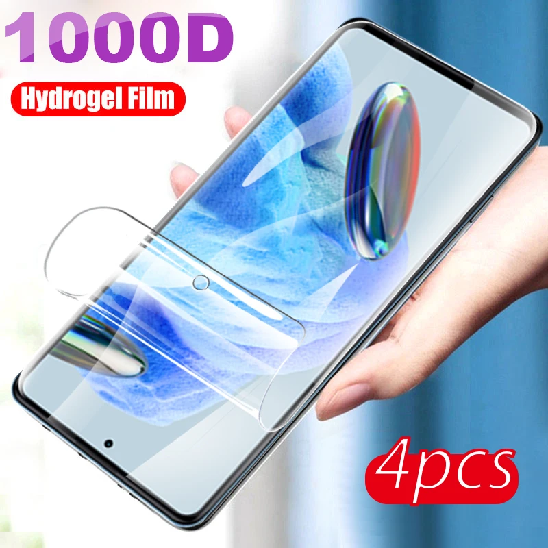 Pellicola Salvaschermo In Idrogel Da 4 Pezzi Per Xiaomi Redmi Note 12 Turbo 12S Pellicola Salvaschermo Redmi Note12 Pro Plus Vetro Non Temperato