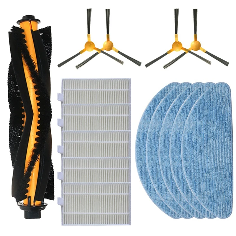 20 Pz Per Liectroux C30B Robot Proscenic 800T 820S Robot Aspirapolvere Parti Spazzola Laterale Principale Mop Panno Filtro Hepa