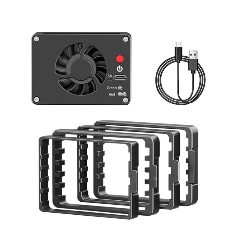 Jn099 Ventola Raffreddamento Portatile Raffreddatori Universali Per A7M4 A7C2 Zve1 Zve10 A6700