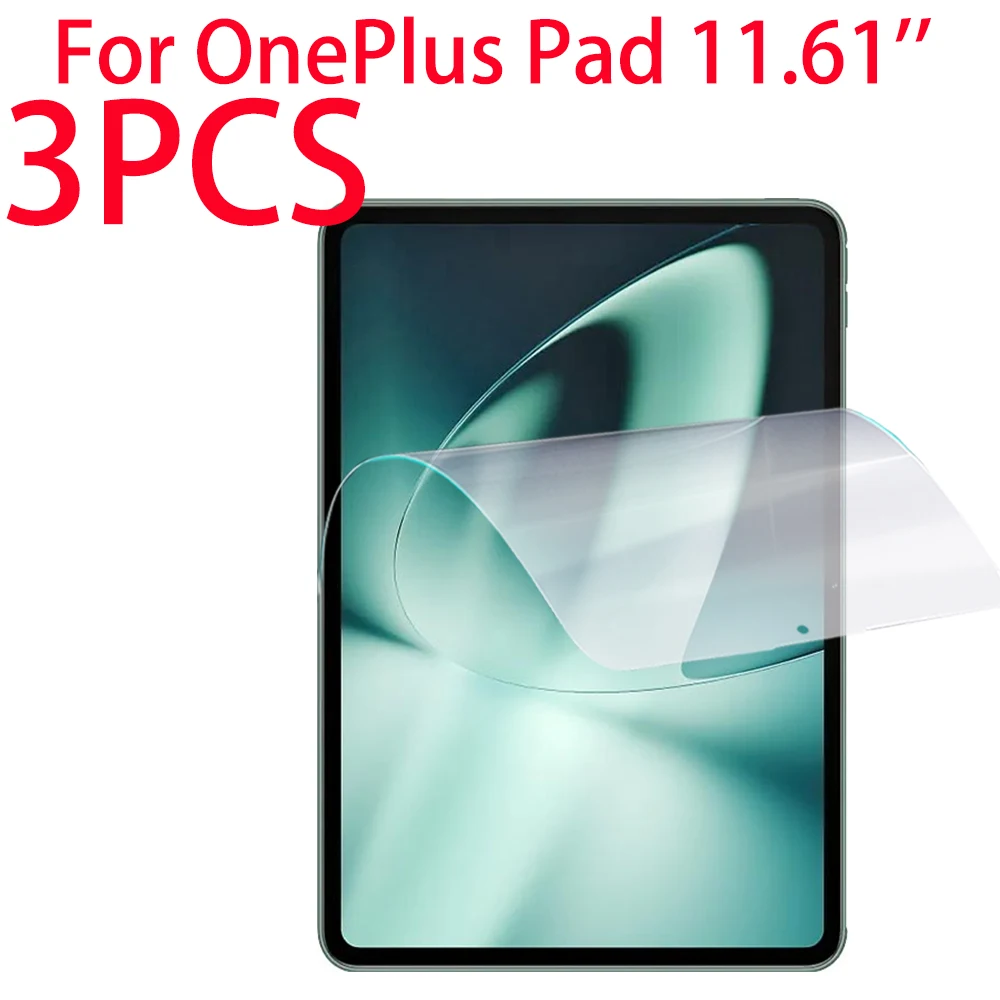 Pellicola Salvaschermo In Pet Morbido Da 3 Pezzi Per Oneplus Pad 11.61 "2023 Pellicola Protettiva Per Schermo Tablet One Plus Pad 11.61 Pollici