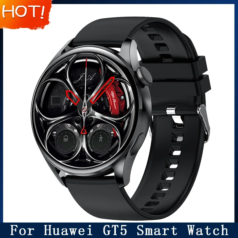 Nuovo Gt5 Smart Watch Men Answer Call Fitness Tracker Ricarica Wireless Nfc Women Smartwatch Gift Per Huawei Phone Ios Pk Gt3 Pro
