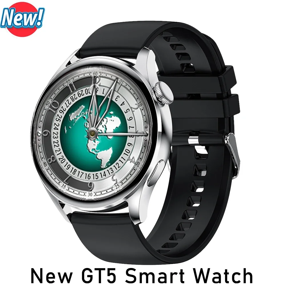Per Huawei Gt5 Smart Watch Men Answer Call Fitness Tracker Ricarica Wireless Nfc Women Smartwatch Gift Per Ios Phone Pk Gt3 Pro
