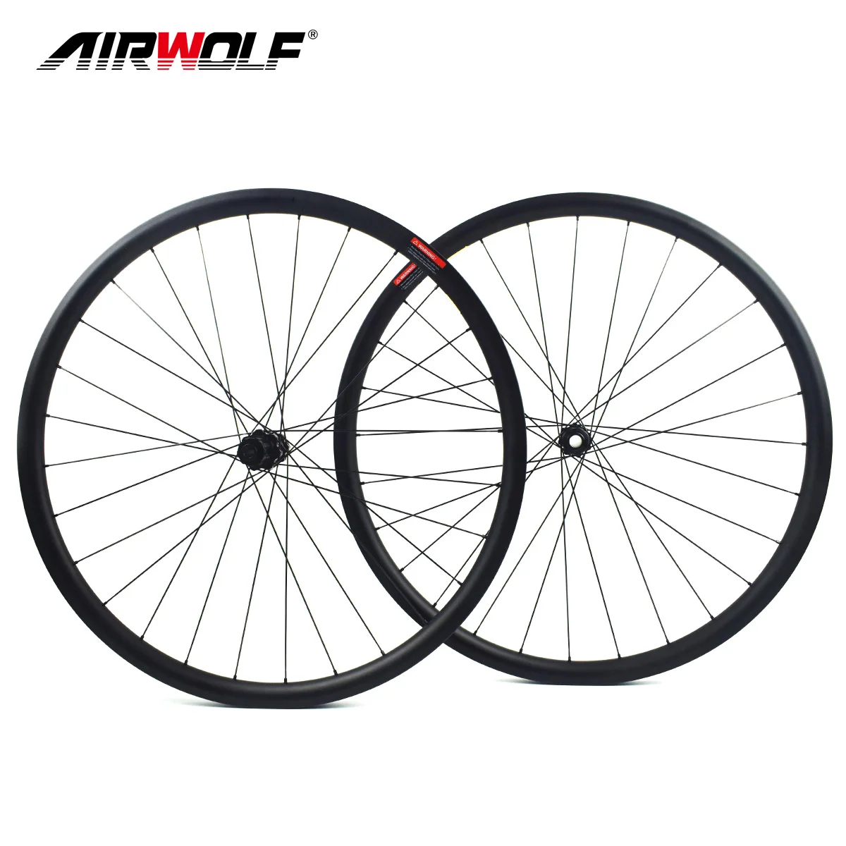 Set Di Ruote Mtb In Carbonio Airwolf 29Er 6 Bulloni/Serratura Centrale 28-28 Fori Perno Passante 142Mm/148Mm Ud T800 Ruote Per Biciclette Da Montagna 