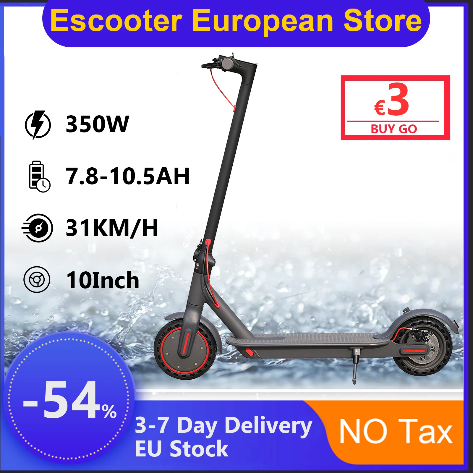 2023 Nuovo Magazzino Eu Magazzino M365 Pro Scooter Elettrico 2 Ruote E-Scooter Pieghevole E Scooter Con App 350W Scooter Elettrico