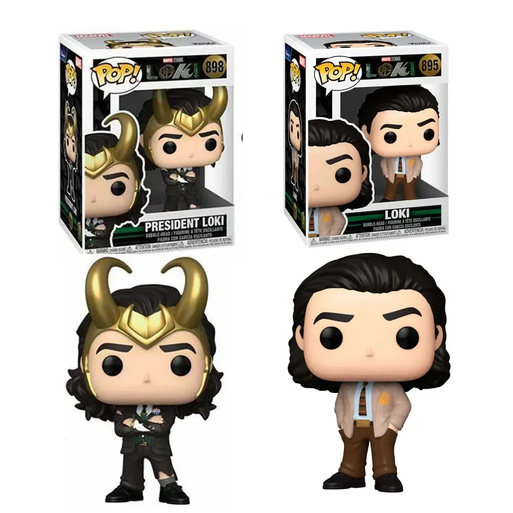 Funko Pop Marvels The Avengerrs Loki 895 President Loki 898 # Action Toy Figures Bambole Vinyl Figure Model Gifts Toys For Children