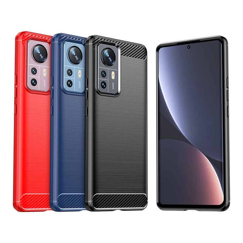 Per Xiaomi 12 Pro Custodia In Silicone Morbido Antiurto In Fibra Di Carbonio Per Xiaomi 12 Pro Custodia Per Xiaomi 12 Xiaomi 12 Ultra Mi 12X