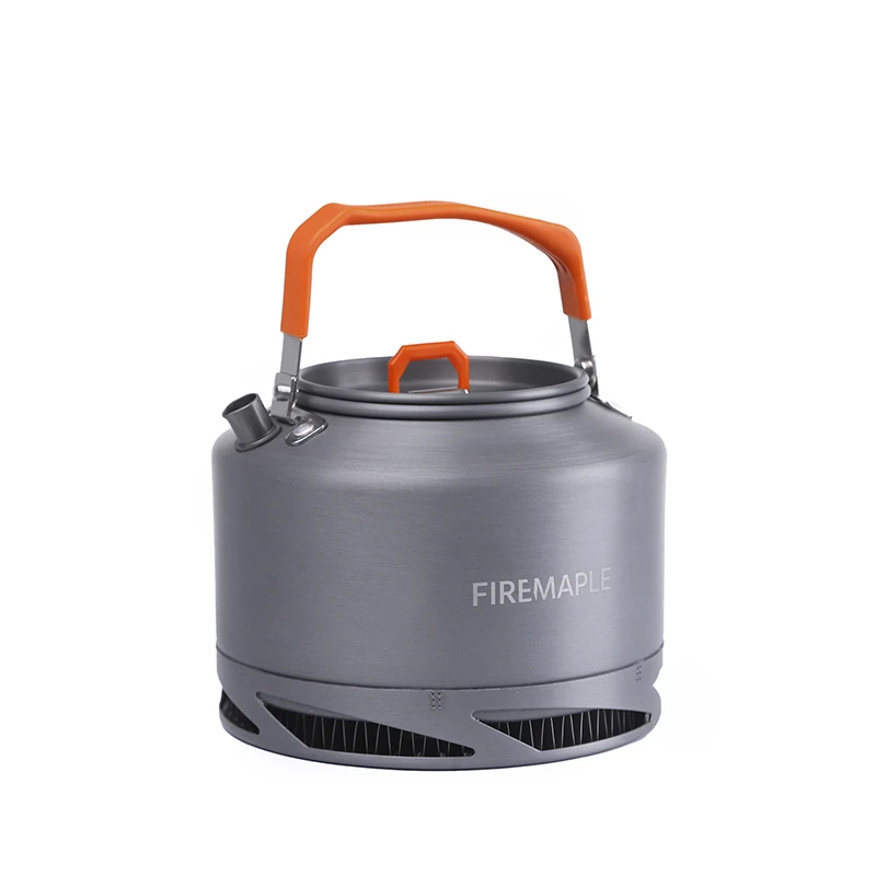 Fire Maple Camping Coffee Pot Scambiatore Di Calore Bollitore Outdoor Travel Picnic Pentole Hard Anodizzazione Teiera In Alluminio