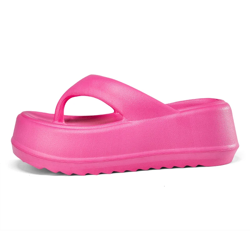 Pantofole Con Plateau Infradito Da Donna Estate Casual 7Cm Tacchi Alti Suole Spesse Claquette Femme Chanclas Mujer Leggero
