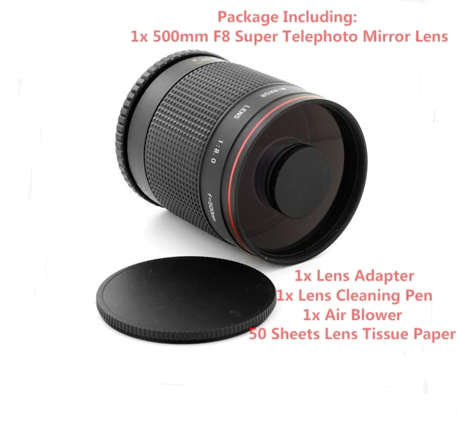 Super Teleobiettivo 500Mm F/8 Specchio Lens Per Samsung Nx Nx-11, Nx-, Nx, Nx-, Nx-1100, Nx-2000, Nx-3000 Fotocamera