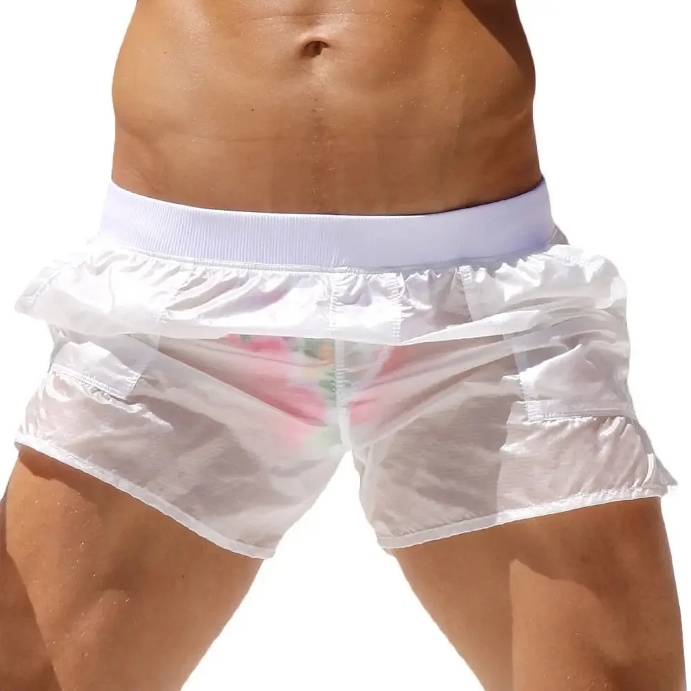Alsoto Sexy Shorts Uomini Casual Mens Shorts Completamente Trasparente Bermuda Masculina Uomo Maillot De Bain Corta Hombre
