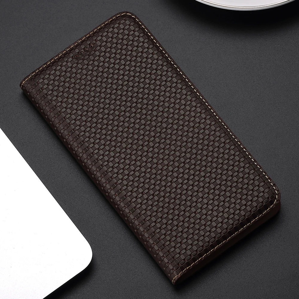 Leather Flip Phone Case For Xiaomi Mi Mix 2 2S 3 4 Mi Max 2 3 Straw Mat Pattern Phone Case