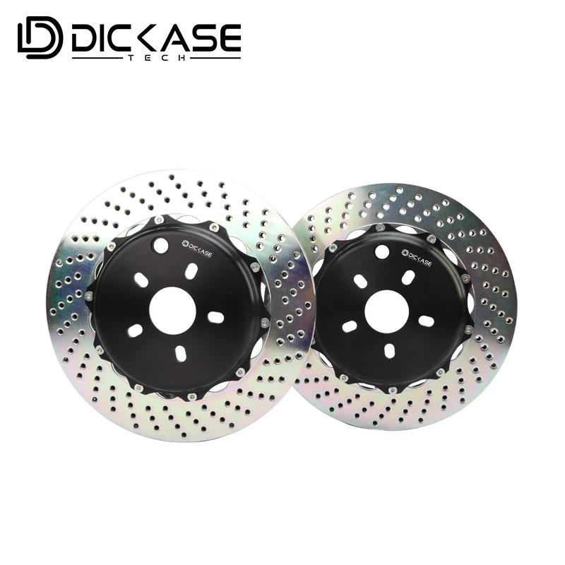 Dicase Car Brake Rotor Drill Style 330*28Mm 17 "Rim Wheel Fit Per Bmw/Benz/Audi/Honda/Kia/Vw/Subaru