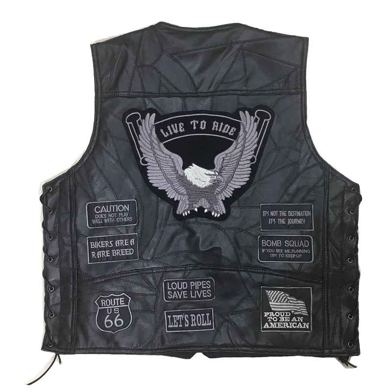 Giacca Da Moto Da Uomo In Pelle Di Montone Gilet Da Motociclista Chaqueta Verano Moto Hombre Veste Jaqueta Motoqueiro Giacca Giacca Moto Uomo