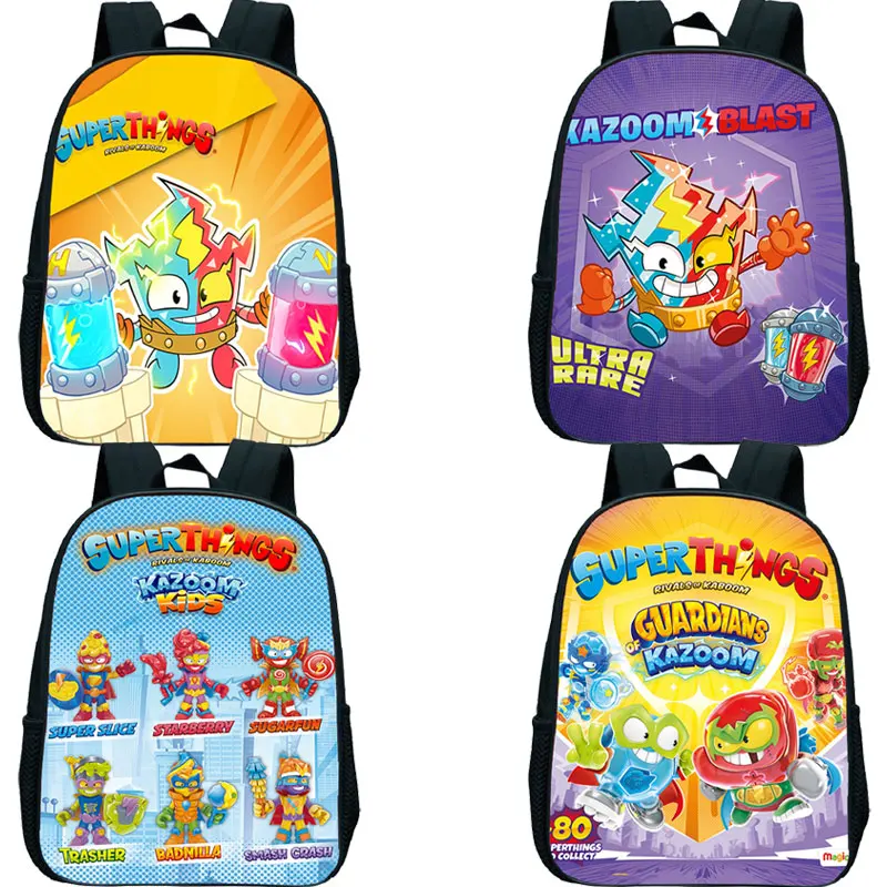 New Superzings Serie 9 Ultrararo Kindergarten Bag Zaino Cartoon Game Bookbag Bambini Superzings Zaino Boy Girl Schoolbags