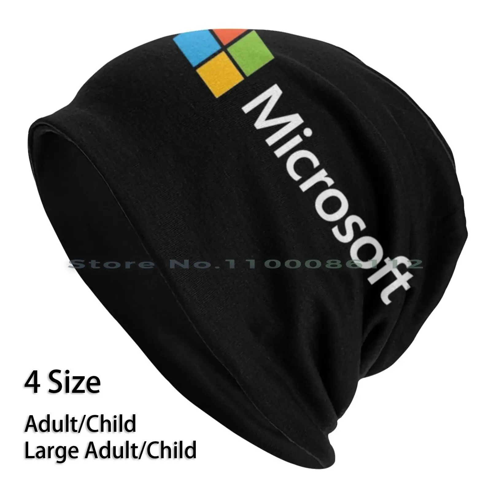 Microsoft Berretti Knit Hat Microsoft Pc Windows 8 Windows 10 Windows 95 Windows 98 Windows 7 Computer Cpu Windows Xp Senza Tesa