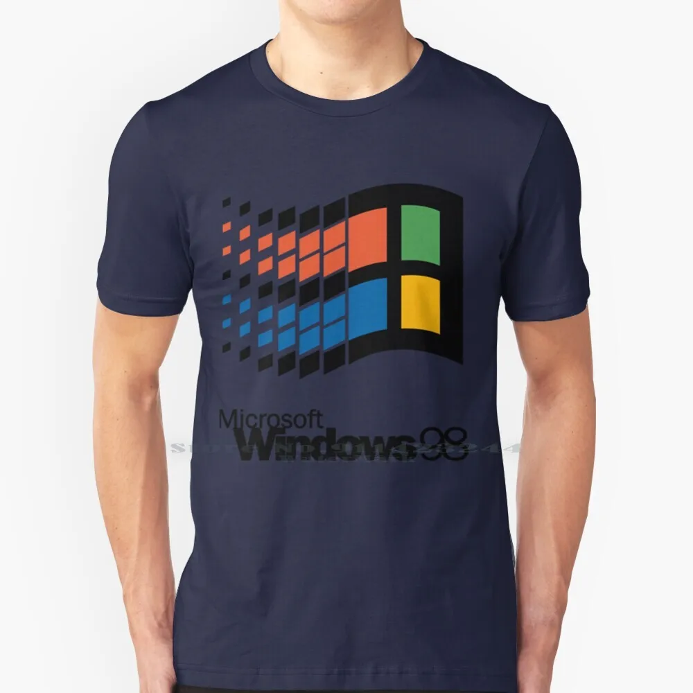 Microsoft Windows 98 Logo T Shirt Cotone 6Xl Windows 98 Estetica Microsoft Windows Windows 95