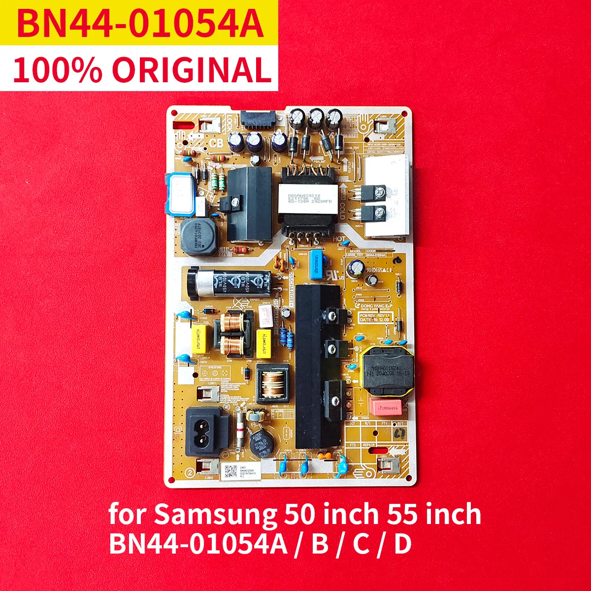 Scheda Di Alimentazione Originale Bn44-01054 L55S6-Tdy Per Samsung 50 Pollici 55 Pollici Scheda Di Riparazione Tv Bn44-01054D Bn44-01054B Bn44-01054E