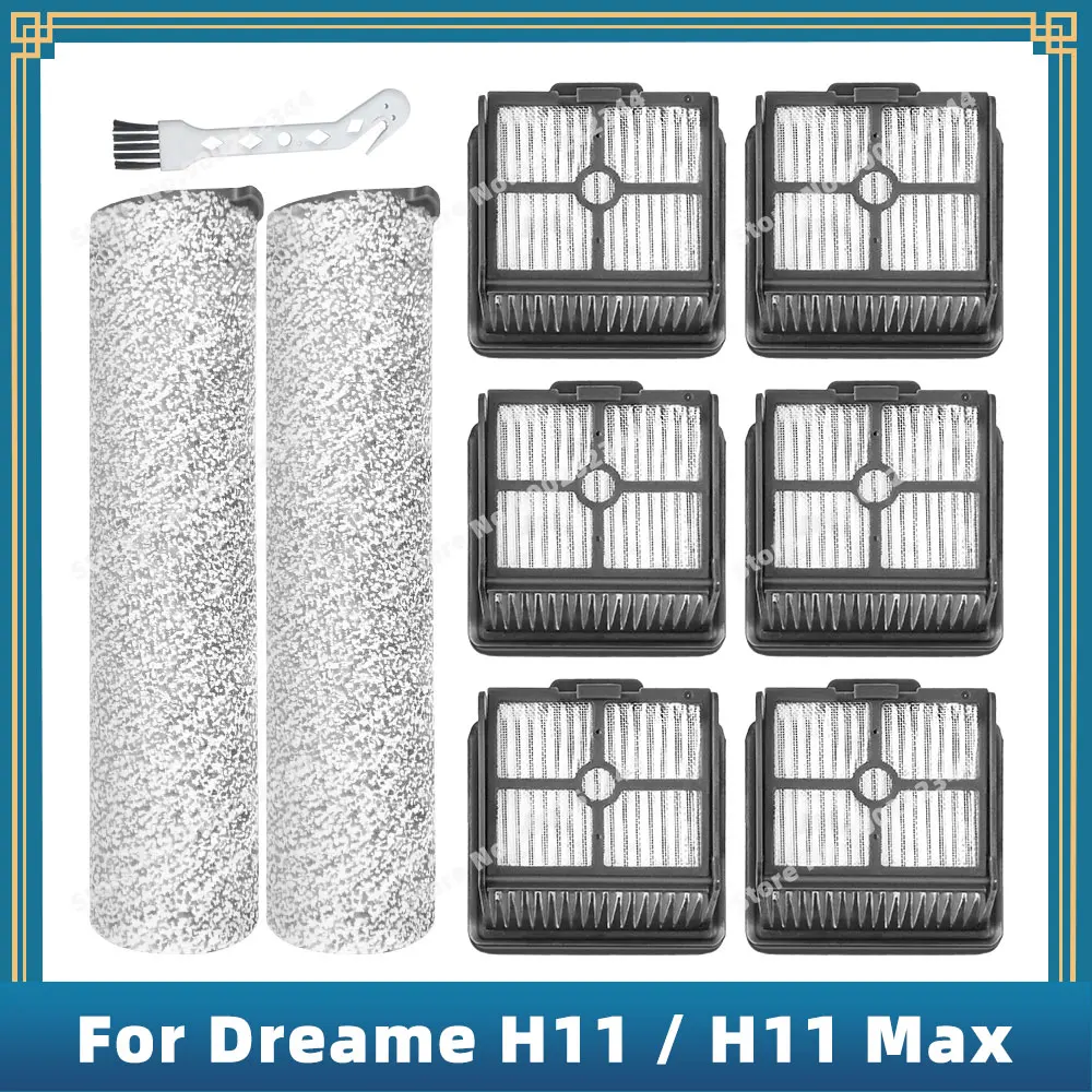 Compatibile Per Dreame H11 / H11 Max / H12 Core Aspirapolvere Ricambi Accessori Spazzola A Rullo Filtro Hepa