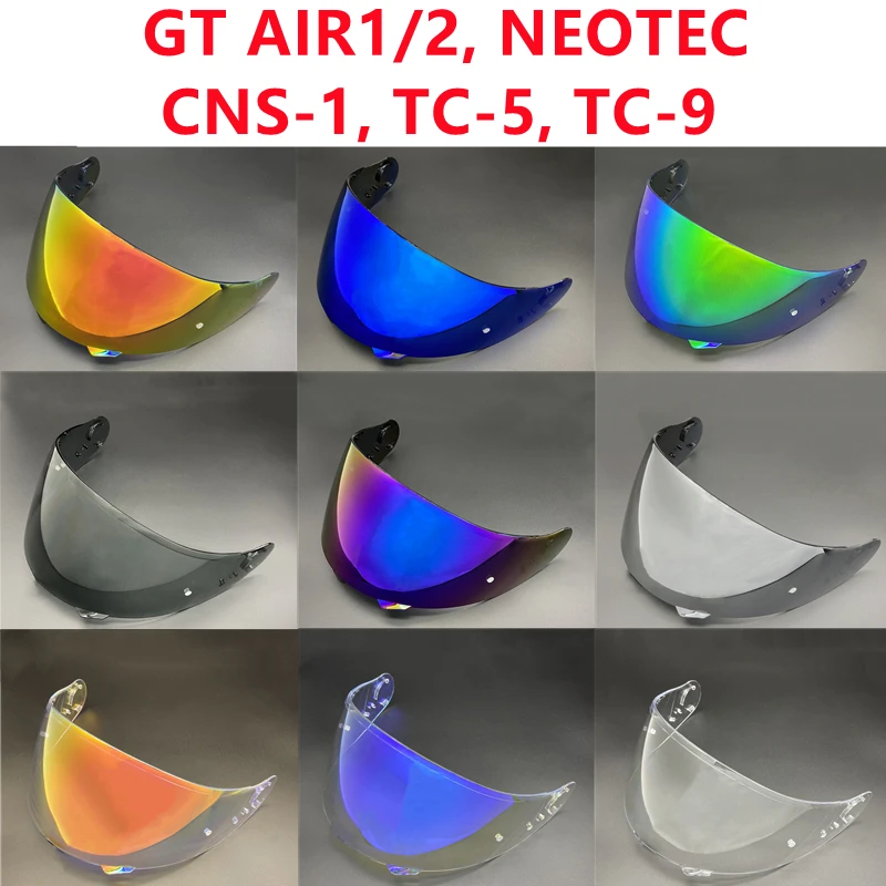 Visiera Per Casco Per Shoei Cns-1 Tc-5 Tc-9 Gt Air Neotec Visiere Casque Moto Protezione Uv Lente Colorata Uso Di Guida Ad Alta Resistenza