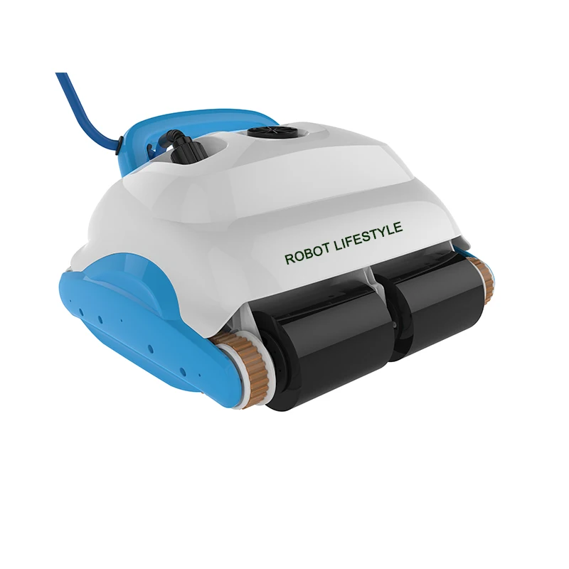 Robot Pulitore Per Piscina Con Cavo Da 15M Robot Per La Pulizia Della Piscina Attrezzatura Per Aspirapolvere Pulisci Automaticamente Il Gradino E Il P