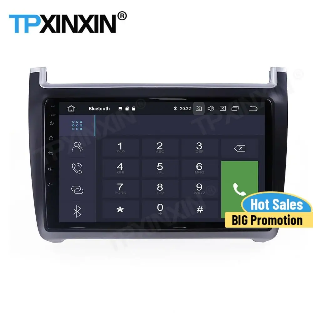 Autoradio Ricevitore Stereo Android 10 Per Volkswagen Polo 2008 2009 2010 2011 2012 2013 2014 2015 Gps Player Auto Audio Head Unit