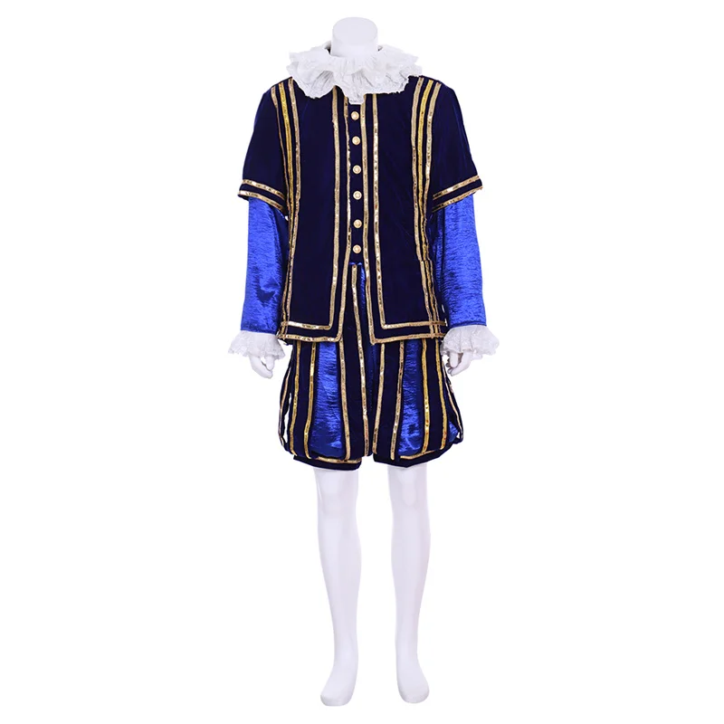 Costume Da Uomo Medievale Tudor Elizabeth Queen Elizabeth Prince Kings Costume Cosplay