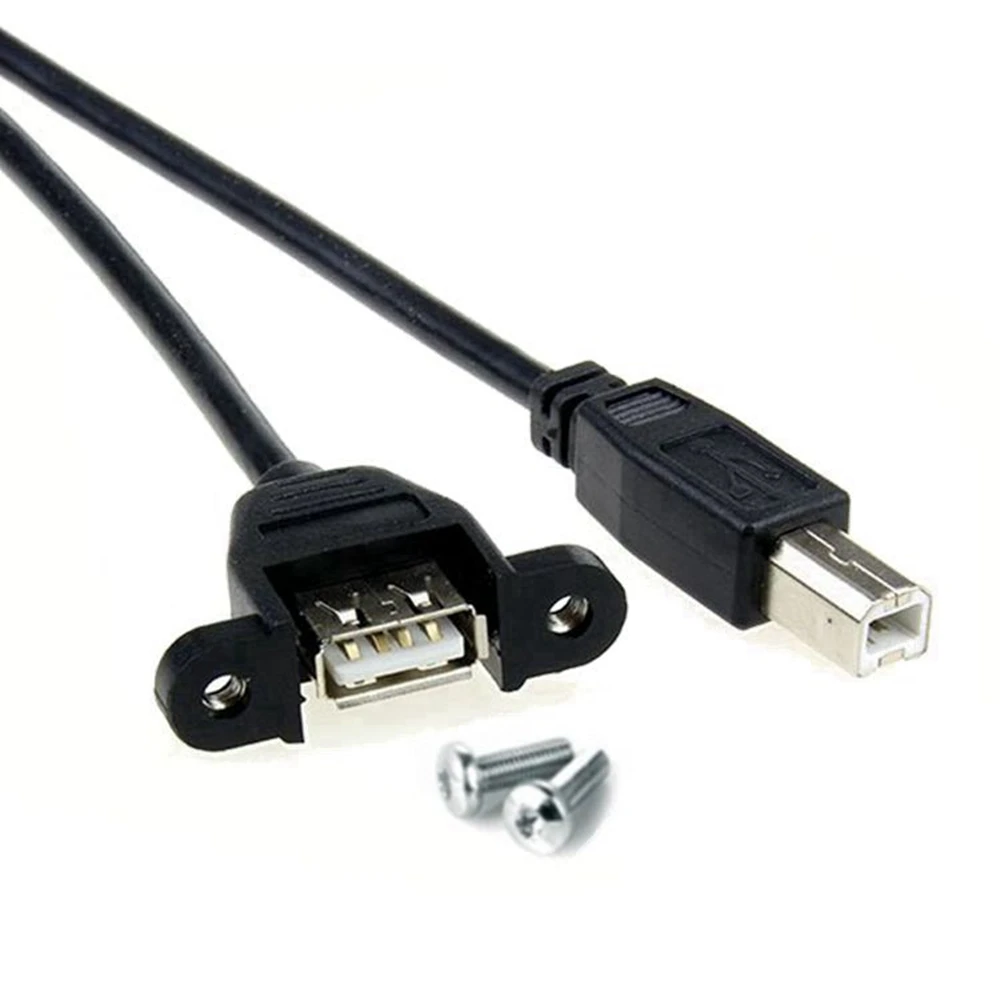 Mini Usb Zu Usb-B Tipo Drucker Vergabbgerung Kabel Mеnlichzu Weiblichjack Mit Festen Schraube Loch 30Cm 50Cm