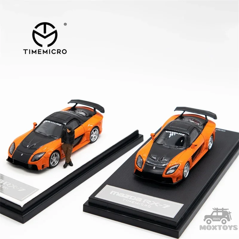 ** Preordina ** Time Micro Mini Station 1:64 Mazda Rx-7 Veilside Fast & Furious Orange Diecast Model Car Pressale