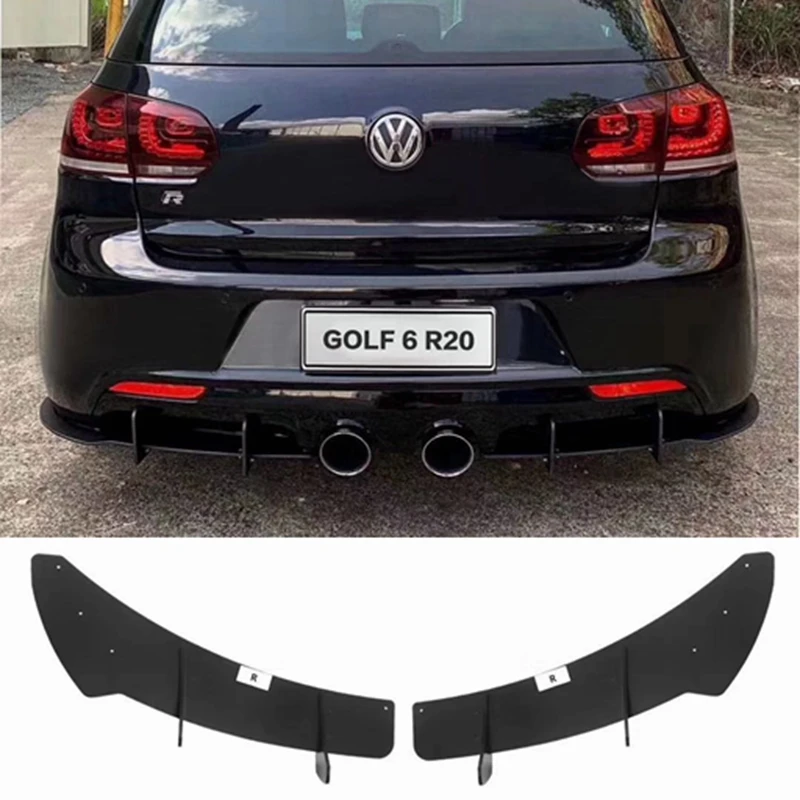 Diffusore Per Volkswagen Golf 6 R20 / Golf 6 Gti Mk 6 Hatchback Presostituzione Paraurti Posteriore Diffusore 2010-2013