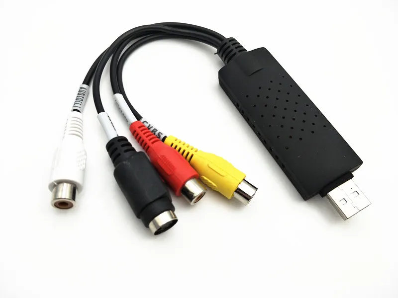 Usb 2.0 Video Capture Grabber Card Adapter Chipset Capture Tv Dvd Vhs Audio S- Video Convertitore Usb Supporto Win7