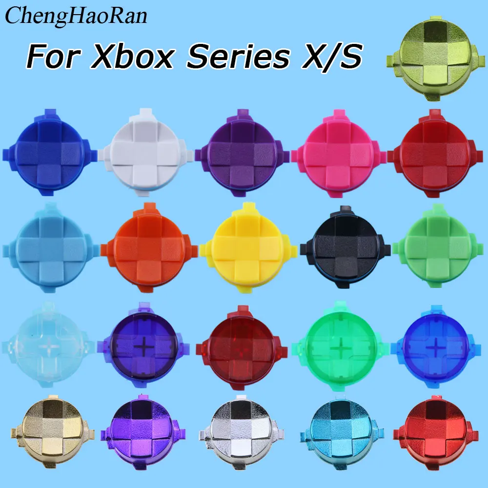 1 Pz Per Xbox Series X/S Plastics Chrome D-Pad Action Cross Button Dpad Direction Key Controller Accessori Per Xbox Series S X